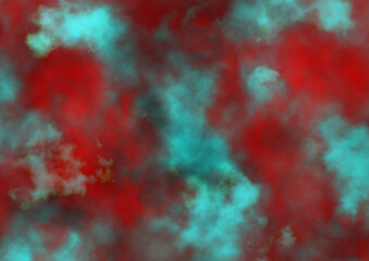 恐怖・地獄・ホラー　赤と緑の怖い背景画像