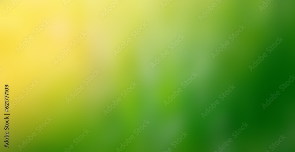 Wall mural abstract green background with bokeh defocused lights and shadow