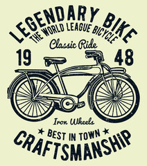 Bicycle League T-shirt Design