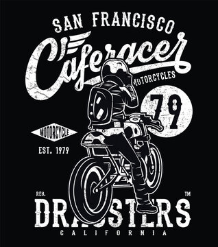Caferacer T-shirt Design