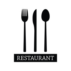 Restaurant logo icon vector template isolated on a white background