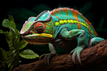 chameleon on a branch generative ai