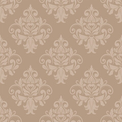 Luxury damask seamless pattern for wallpaper