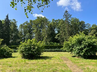 Nordheim Cemetery Park or Park of the Nordheim cemetery - Park des Nordheimer Friedhofs oder Friedhofspark Nordheim - Z&uuml;rich (Zurich or Zuerich), Switzerland (Schweiz)