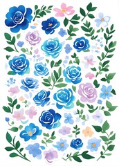 pattern with flowers