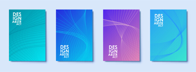 Design templates of bright color.