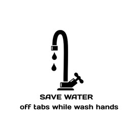 save water , tabs 