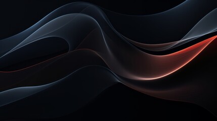 a dark background with random lines and curves. IMAGE AI
