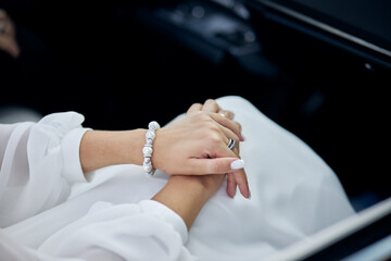 close up of a woman receiving a massage