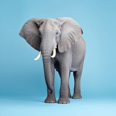 Fototapeta premium elephant isolated on white