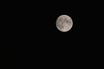 Full Moon in night sky
