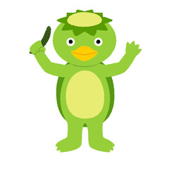 かっぱのイラスト