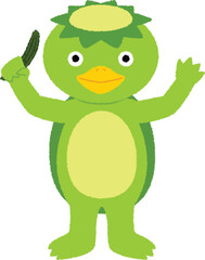 かっぱのイラスト