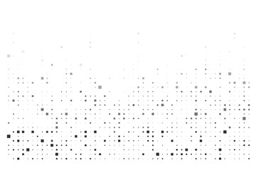  Pixel mosaic. Pixel decay illustration. Falling pixels. Abstract background.