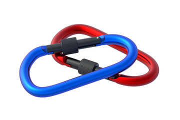 Two carabines isolated on white background. 3d render