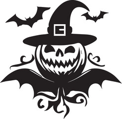 Halloween vector silhouette illustration