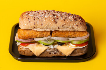 Seekh Kabab Sandwich