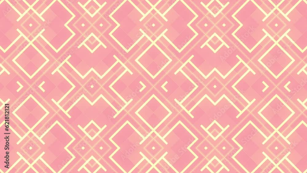 Poster Background from a loop animation of a colorful moving pattern. 3d rendering 4K