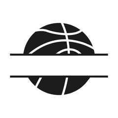 Basketball silhouette, Basketball Vector, Basketball illustration, Sports Vector, Sports silhouette