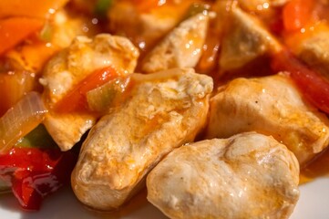sweet and sour chicken