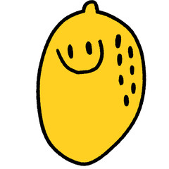 Lemon doodle style 