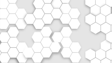 abstract technological backdrop with a hexagonal design