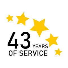 Five Star 43 Years of Service