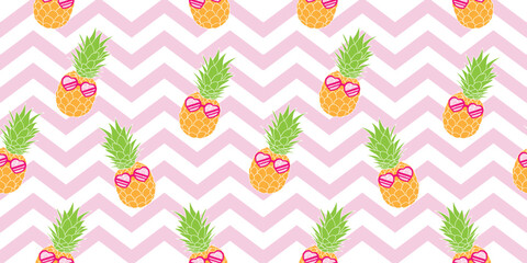 Aesthetic Pineapples Seamless pattern design for decoration,cover,banner and other purposes. 