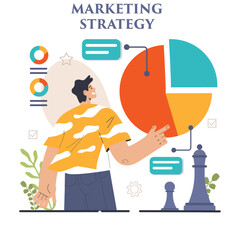 Marketing strategy development. Marketing campaign, commercial