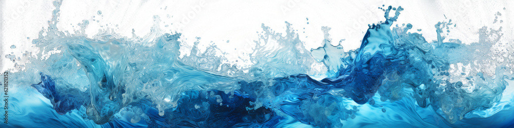 Poster water wave splash on transparent background isolated png.generated with ai
