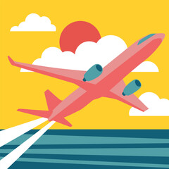 Summer Holiday Time to Travel Illustration