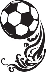 Obraz premium Soccer tattoo design illustration vector