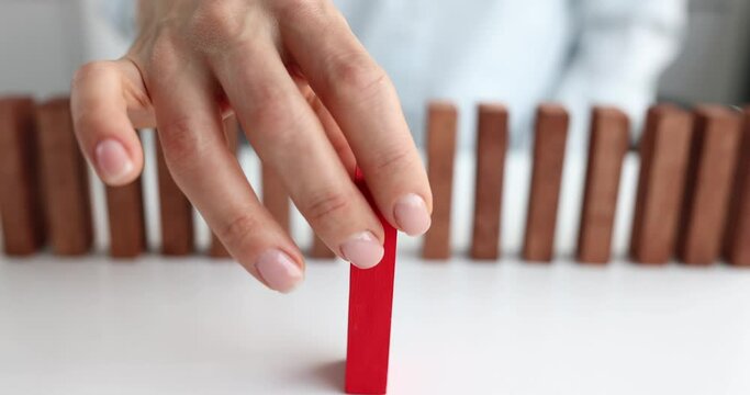 Selection of leader from management team. Successful career concept