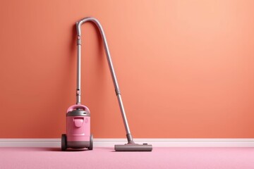 Long vacuum cleaner mockup. Generate Ai