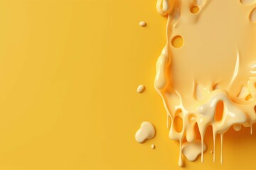 Melted cheese natural. Generate Ai