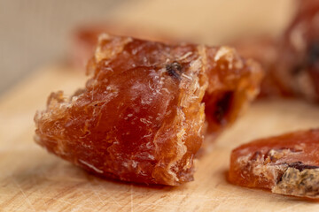 Dried chicken sausage with dried tomatoes