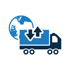 import goods, importers icon, Simple editable vector graphics.