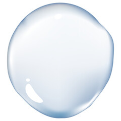 Pure Clear Water drop, Isolated Rain Drop,Element Design for concept of Ecology and World Water day