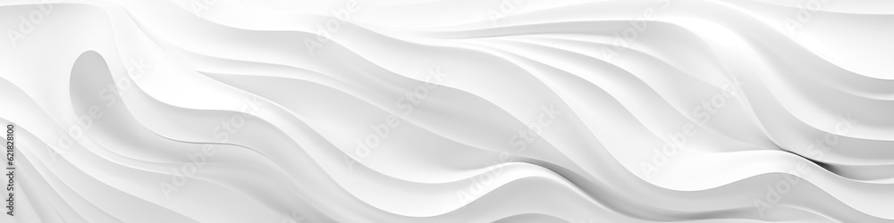 Aufkleber white wave background, abstract concept.generated with ai