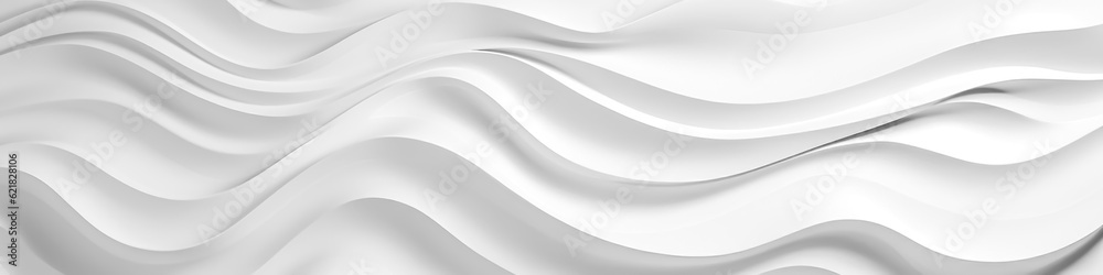 Aufkleber white wave background, abstract concept.generated with ai