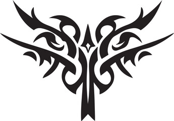 Obraz premium Tribal tattoo design illustration