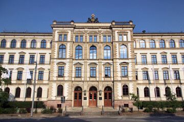 Fototapeta na wymiar Chemnitz University of Technology, the third largest university in Saxony, Germany