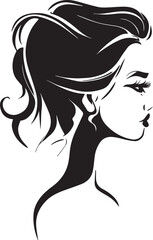 beautiful women face tattoo illustration vector