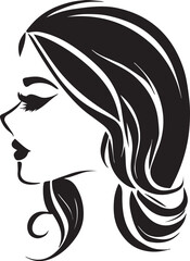 beautiful women face tattoo illustration vector