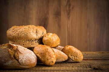 Close-up of traditional bread
