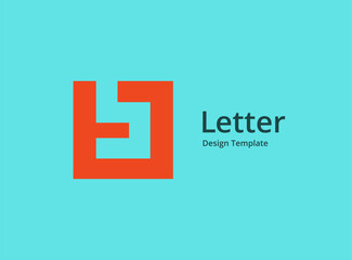 Letter B logo icon design template elements