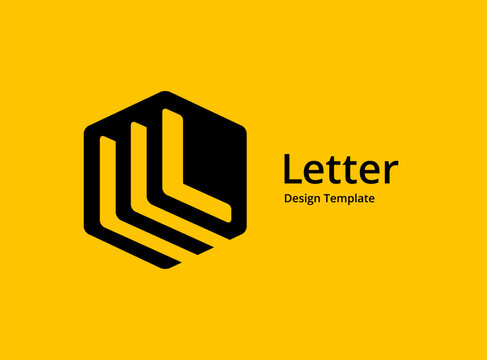 Letter L logo icon design template elements