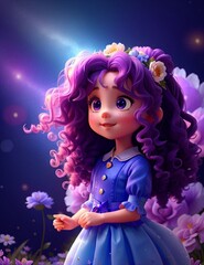 princess with a wand