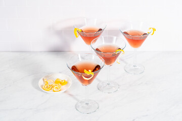 Cosmopolitan cocktail