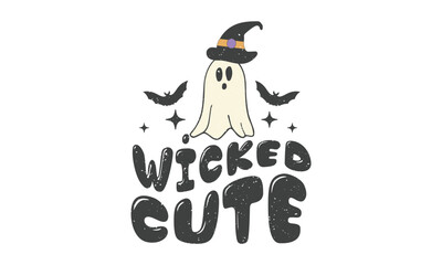 wicked cute Retro T-shirt Design.